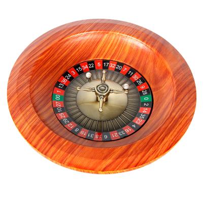 China Luxury Casino 12inch Solid Wood Roulette Wheel Gambling Deluxe Roulette Wheel for sale