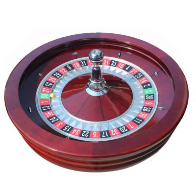 China 32 inch luxury casino roulette wheel wooden solid wooden roulette wheel gambling deluxe roulette wheel for sale