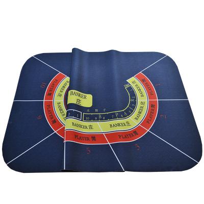 China Waterproof Casino Tablecloth Customized Printing Casino Tablecloth Gambling 1.2m Rubber Poker Table Mat for sale