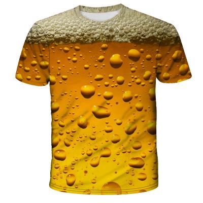 China Custom Anti-Wrinkle 3d Digital Printed T-shirt Wholesale Sublimation T-shirt For Men's T-shirt Printing for sale