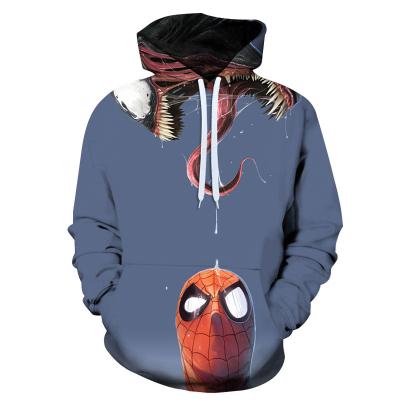 China wholesale Anti-wrinkle men and women couple Europe and the USA 3d print round hoodie sublimation sweater for sale