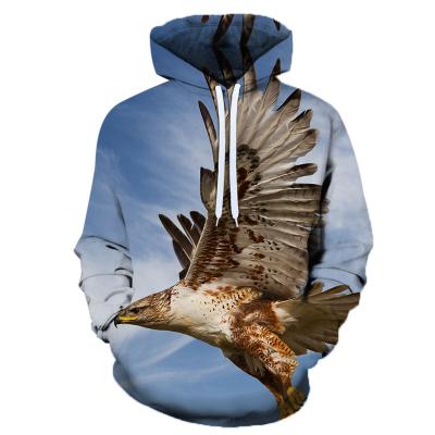 China Flying Eagle Hoodie 3D Sublimation Anti-pilling Hoodie for sale