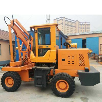 China Hydraulic base road guard rail ram construction excavation for depth 3meter machine/construction machine/digging base for sale