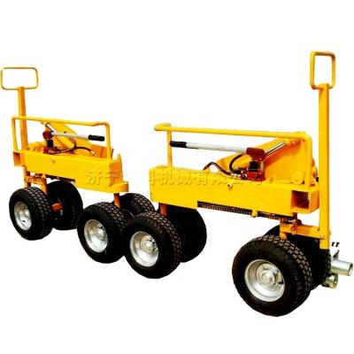 China The operation is carried out by two trolleys independent lawn transporter which small mechanical trolley for carry laying artificial turf which maximum width up to 5 meters for sale