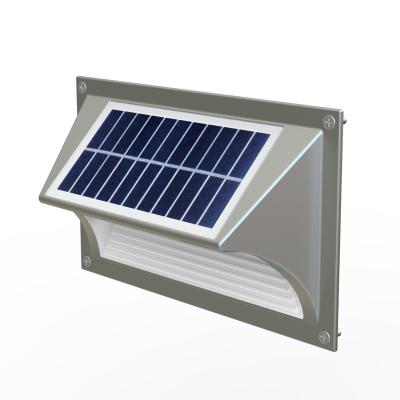 China Outdoor Decorative Mini Polycarbonate Modern Solar Led Wall Light for sale