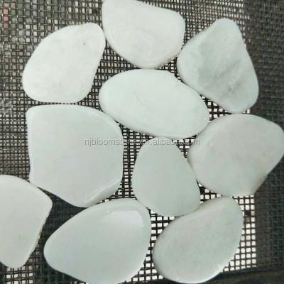 China Large Modern Irregular Crushed Stone Sliced ​​Polished Pebble Tiles for sale