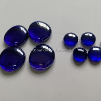 China Pool Decoration Decorative Flat Glass Beads For Fish Tanks for sale