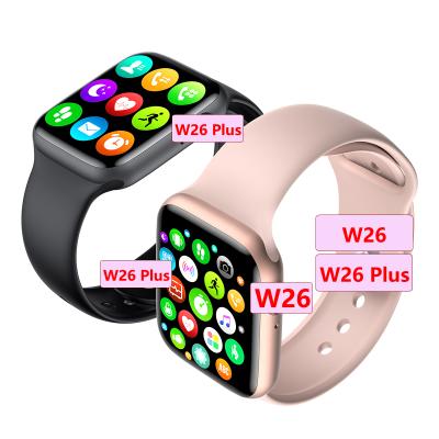 China Wholesale 2021 W26 Digital Touch Screen Bands Men And Women Watch Android Sport Smartwatch for sale