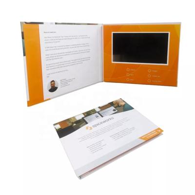 China New 4.3inch/5inch/7inch 10inch Handmade Birthday Greeting Card Brochure Video Cards For 4.3 Inch Screen Video Greeting Presentations Digital Advertising Player for sale