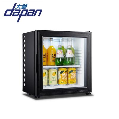 China Silent COMPRESSOR No Freeze Cold CFC Mini Compact Price Cabinet Mini Drink Fridge for sale