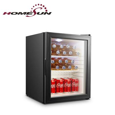 China COMPRESSOR for sale Germany Homesun small size black small hot drink fridge small price with CE for sale