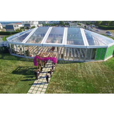 China Outdoor event Strong structure metal frame clear transparent wedding tent wedding customized marquee supplier for sale for sale