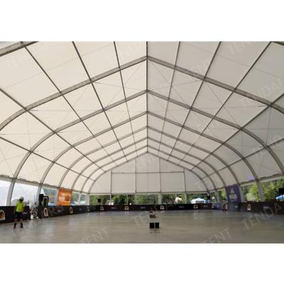 China Sport court cover Outdoor permanent strong frame structure marquee tent roller skating sport court cover shading tent for outdoor sport event for sale