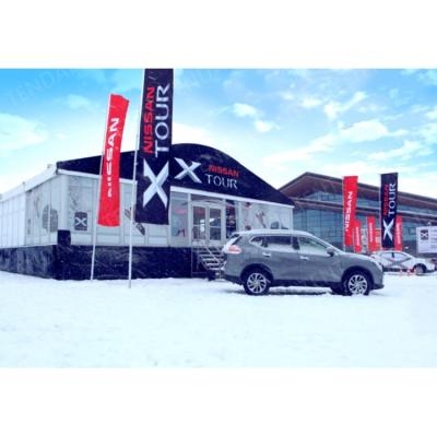 China Outdoor event/sport/storage etc.. Heavy snow resistant winter marquee car expo exhibition arcum tent hall semi permanent for car show sale for sale