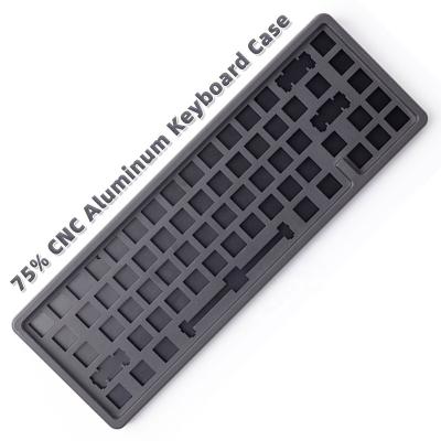 China Custom Aluminum 75% Aluminum Keyboard Case With Anodized CNC Machining From China Manufacture for sale