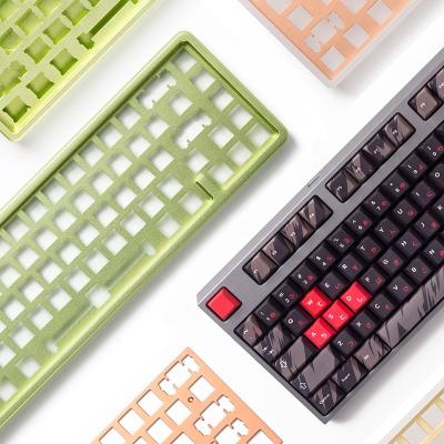 China CNC Aluminum Aluminum Alloy Machining Keyboard Case Mechanical Keycap Four-Axis Gyro Plate Custom Aluminum Machining Parts for sale