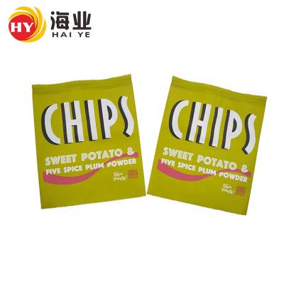 China Custom Barrier Potato Chips Bag Banana Chip Bag Plastic Packaging Bag For Plantain Chips for sale