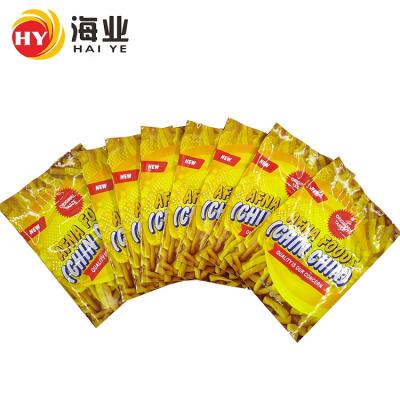 China Barrier Custom Printed Plastic Aluminum Foil Potato Chips Bag Banana Chips Packaging Bag Plantain Chips Packaging Bag for sale