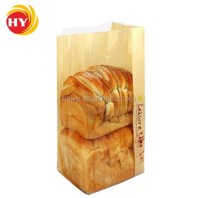 China Custom Printed Safety Food Packaging Bread Paper Bag for sale