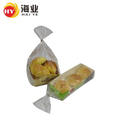 China Barrier Square Bottom Clear Cookie Bread Bags Transparent Bread Food Dessert Baking Bread OPP Plastic Bread Bags Food Packaging Bags for sale