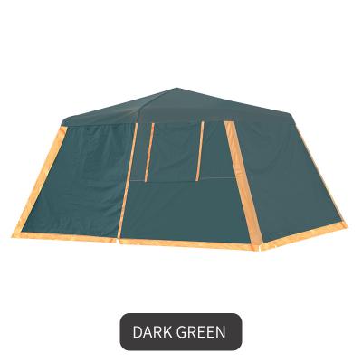 China Diagonal tie type large size waterproof cabin large family outdoor camping tent with 2 rooms for sale