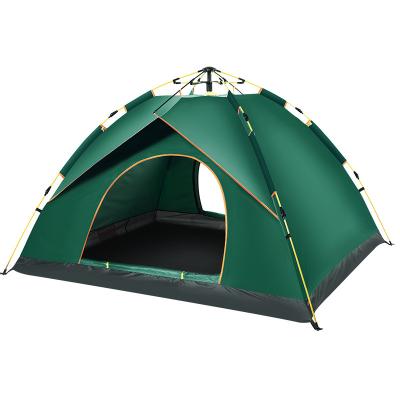 China Straight Tethering Type Outdoor Waterproof 1-2 People Hiking Military Beach Folding Automatic Automatic Instant Camping Tent for sale