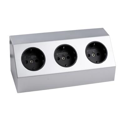 China Ip20 Max.4000W 2pc/3pc Socket For Bathroom Cabinet Replaceable Cover Power Box HL-B17-2E/HL-B17-3E for sale