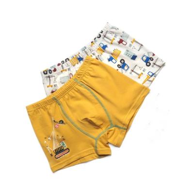 China Cute Printed Breathable Boxer Elastic Band Kids Panties Underwear Boy Shorts Underwear Boy Briefs Kids Boxers for sale