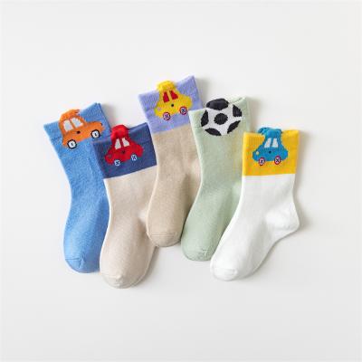 China Factory Wholesale Baby Boy Autumn And Winter Breathable New Athletic Running Socks For 1-12 Years School Socks for sale