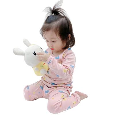 China Wholesale Breathable Infant Girl Pajamas 2 Pieces Set Pajamas For Christmas Autumn Or Winter Made In China for sale