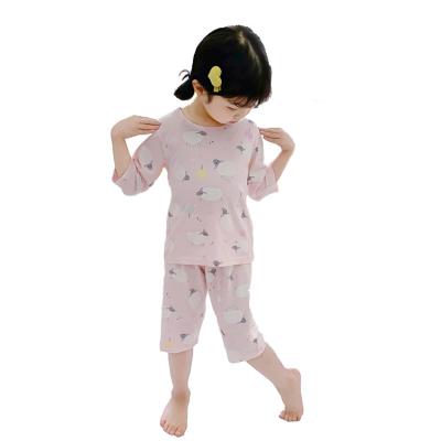 China Wholesale Breathable Kids Pajamas Set Custom Sleepwear Cotton Boys And Girls Children's Pajamas for sale