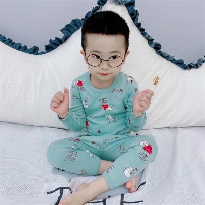 China Wholesale Breathable Boys Sleepwear Baby Boy Pajamas Set Custom Made Children Suitable For Autumn Warming Korean Version for sale