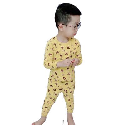 China Popular Kids Breathable Boy Sleepwear Cotton Cartoon Design Printed Kids Pajamas 2021 Sale Fashion Crazy Quantity for sale