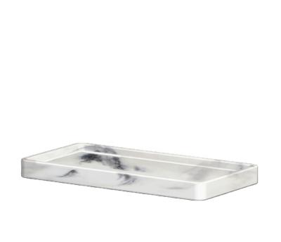 China Home.Restaurant.Bar.Hotel.Wedding Marble Effects RESIN Bathroom Accessory TOWEL TRAY for sale