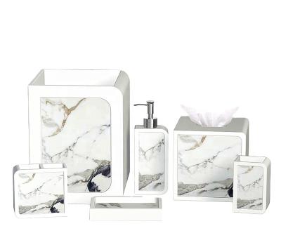 China Viable same as quaint set of resin bathroom accessories for sale