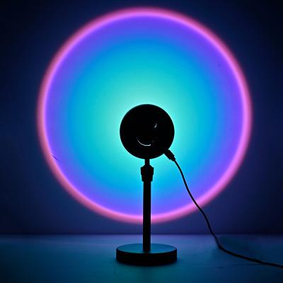 China PORTABLE 16 Colors Sunset Lamp Led Projector Night Light Living Room BarCafe Store Background Wall Decoration Lighting For Photographic for sale