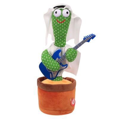 China Electronic Dancer Cactus Toy Shake Songs Toy Rechargeable Childhood Education Toys 120 Kids Gift Dancing Cactus for sale