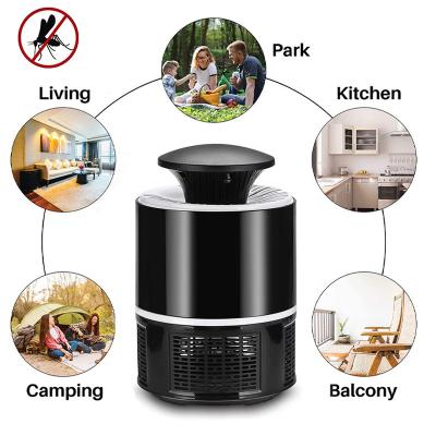 China Disposable Home Mute Mosquito Killer Lamp 2W USB Powered Electric Mosquito Killer Lamp Led Insect Zapper Lure Trap For Bedroom Living Room for sale