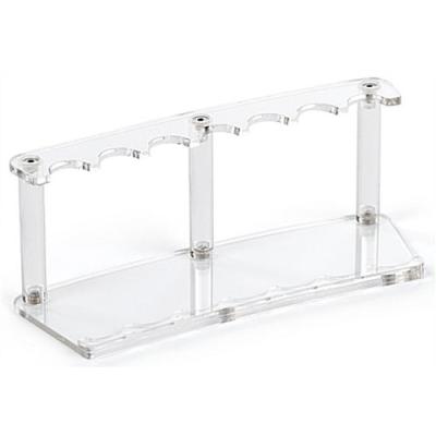 China Acrylic Rounded Products Countertop VAPE Display With 7 Notch Acrylic Rack Display for sale