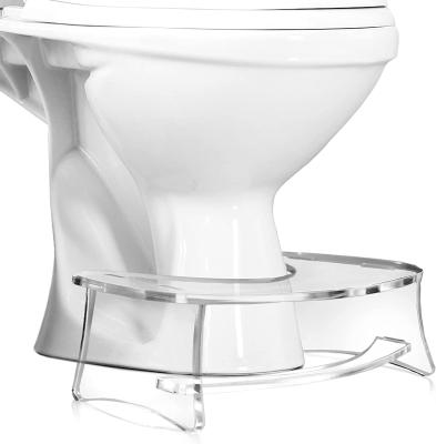 China Modern The Original Bathroom Toilet Stool Acrylic Squatty Potty for sale