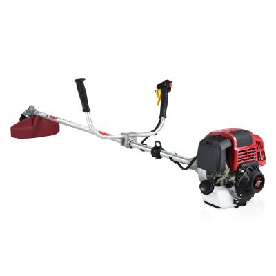 China 4-Stroke 4 stroke motor shoulder held brush cutter grasscutter machine for sale