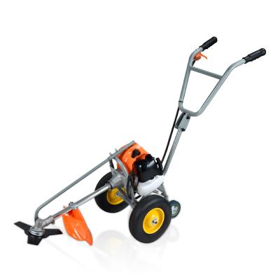 China 2-Stroke Garden Cultivator Petrol Cart Grass Trimmer Brush Cutter Machine for sale