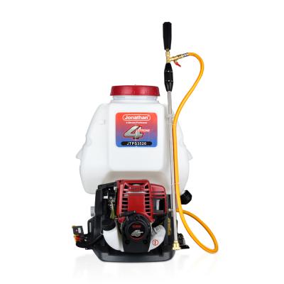 China ONE STROKE JONATHAN 4 CYLINDER PETROL GASOLINE ENGINE POWER BACKPACK KNAPSACK TYPE PLUNGER PUMP POWER SPRAYER for sale