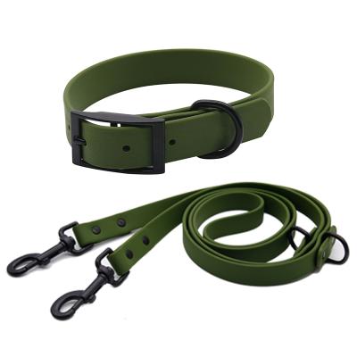 China Durable Soft DETACHED PVC Coated Nylon Handmade Thick Dog Collar, Dog Collars and Matching Leashes for sale