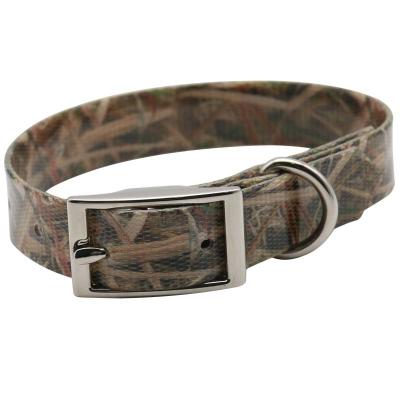 China DETACHED Waterproof Hunting Dog Collar, TPU Coated Camouflage Nylon Dog Collar for sale