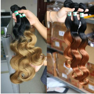 China Cheap Price Body Wave Synthetic Hair Extension Body Wave Bundles High Temperature Fiber For All Women for sale