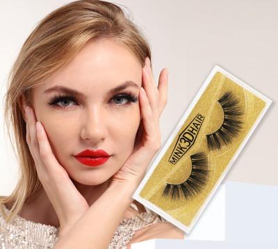 China Thick Top Selling 3D Mink Lashes Private Label Cheap Price False Eyelashes With Eyelash Packaging Box for sale