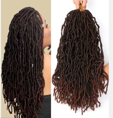 China Wholesale 18Inch Synthetic Mermaid Hair Extension Crochet Hair Most Natural Locs Braiding Hair For Sale 002 for sale