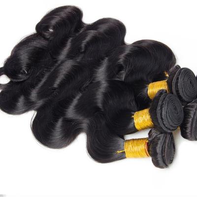 China Various Body Wave Texture Russian Mongolian Bodywave Hair With Closure for sale