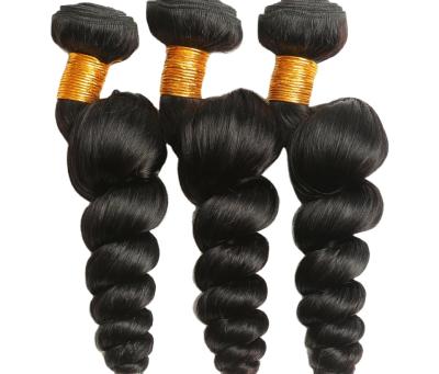 China Loose Wave Factory Directly 28 Inch Bundles Allure Novel With Closure Lace Front Human Hair Wigs For Black Women for sale